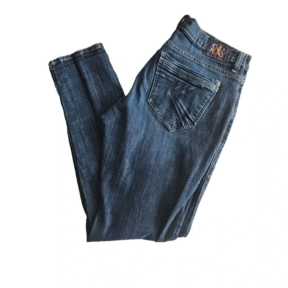 Rock & Republic Jeans Women's Size 10M (32x31) Emo Dark Wash Denim RN#‎ 130273